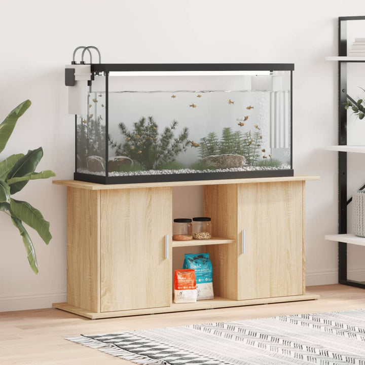 Akvariestativ Sonoma Ek 121x41x58 cm Konstruerat trä