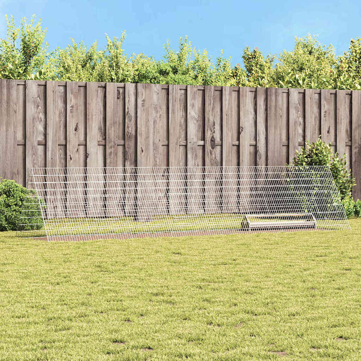 Hönshus Silver 430 x 100 x 85 cm Galvaniserat stål