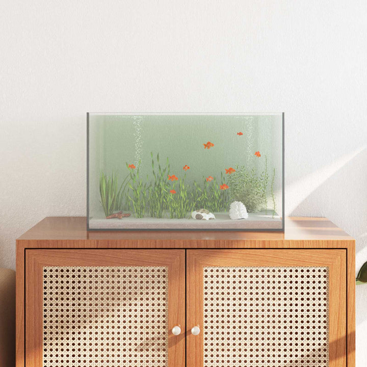 Akvarium med lagring Transparent 50 x 30 x 30 cm Glas
