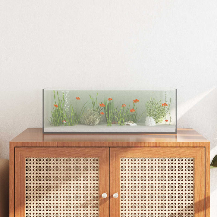 Akvarium med lagring Transparent 60 x 20 x 20 cm Glas