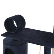 Katträd med klöspelare i sisal 140 cm mörkblå