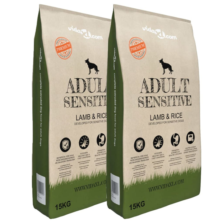 Premium Hundmat torr Adult Sensitive Lamb & Rice (2 x 15 kg)