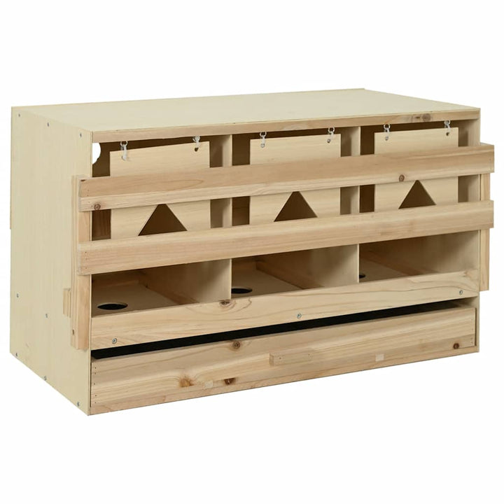 Värprede 3 fack 96x40x45 cm massiv furu