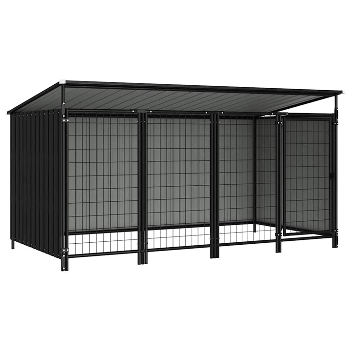 Hundgård för utomhusbruk 253x133x113 cm