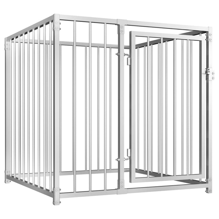 Hundgård för utomhusbruk 100x100x100 cm