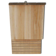 Fladdermushus 4 st 22x12x34 cm trä