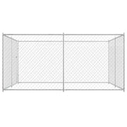Hundgård för utomhusbruk 383x383x185 cm