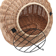 Kattbur 60x45x45 cm naturlig pil