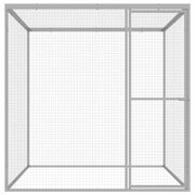 Kattbur 1,5x1,5x1,5 m galvaniserat stål