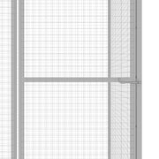 Kattbur 1,5x1,5x1,5 m galvaniserat stål