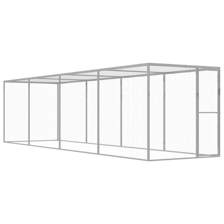 Kattbur 6x1,5x1,5 m galvaniserat stål
