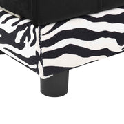 Hundsoffa svart 57x34x36 cm plysch
