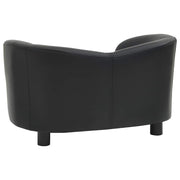 Hundsoffa svart 67x41x39 cm konstläder