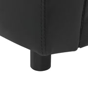Hundsoffa svart 67x41x39 cm konstläder