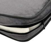 Hundsoffa grå 81x43x31 cm plysch och konstläder