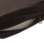 Hundsoffa brun 81x43x31 cm plysch och konstläder