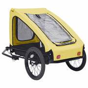 Cykelvagn för djur gul och svart