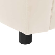Hundsoffa naturvit 67x41x39 cm konstläder