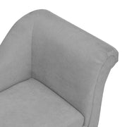 Hundsoffa med kudde grå 83x44x44 cm plysch