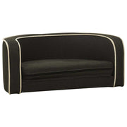 Hundsoffa vikbar mörkgrå 76x71x30 cm linne tvättbar dyna
