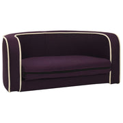 Hundsoffa vikbar vinröd 76x71x30 cm linne tvättbar dyna