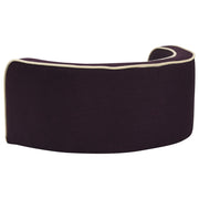 Hundsoffa vikbar vinröd 76x71x30 cm linne tvättbar dyna
