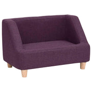 Hundsoffa vinröd 60x37x39 cm linne