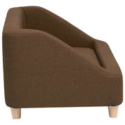 Hundsoffa brun 85x50x39 cm linne