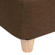 Hundsoffa brun 85x50x39 cm linne