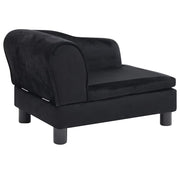 Hundsoffa svart 57x34x36 cm plysch