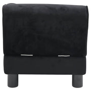 Hundsoffa svart 57x34x36 cm plysch