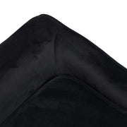 Hundsoffa svart 57x34x36 cm plysch