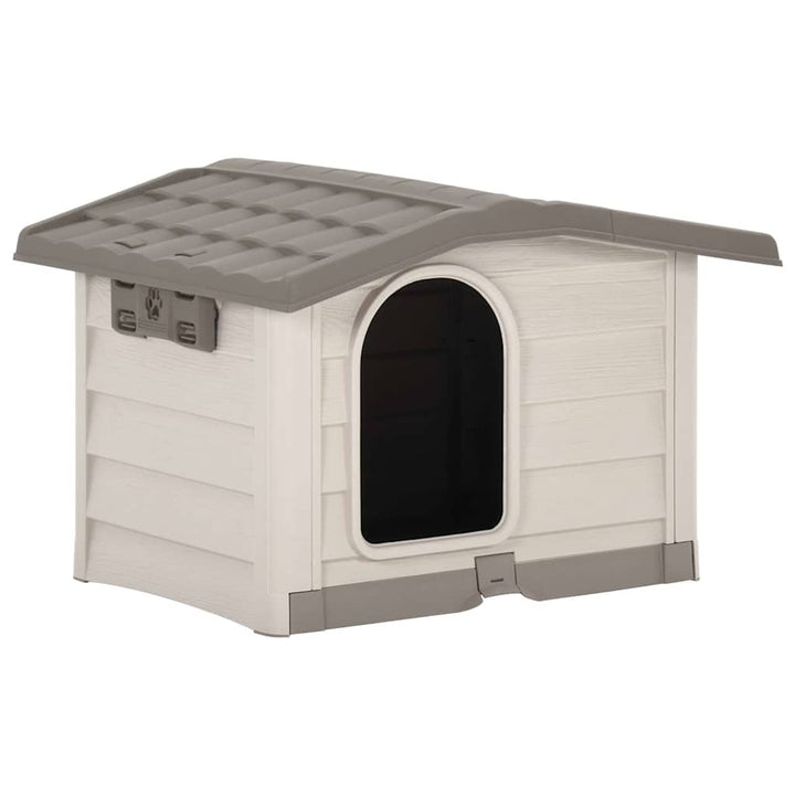 Hundkoja beige och brun 89x75x62 cm