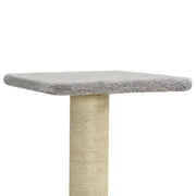 Klösträd med sisalpelare ljusgrå 118,5 cm
