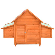 Hönshus 150x96x110 cm massivt granträ