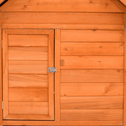 Hönshus 150x96x110 cm massivt granträ