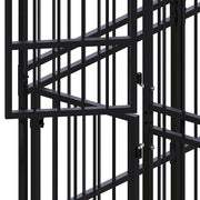 Hundgård för utomhusbruk stål 1,84 m²