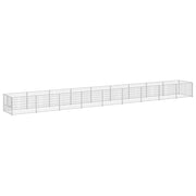 Hundgård silver 9 m² stål