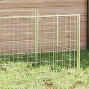 Hundgård silver 9 m² stål