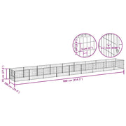 Hundgård silver 9 m² stål