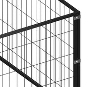 Hundgård svart 27 m² stål
