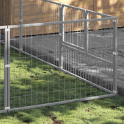 Hundgård silver 18 m² stål