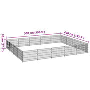 Hundgård svart 20 m² stål