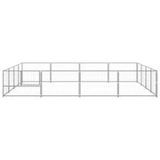 Hundgård silver 16 m² stål