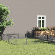 Hundgård silver 16 m² stål