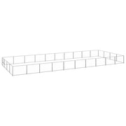 Hundgård silver 40 m² stål