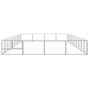 Hundgård silver 40 m² stål
