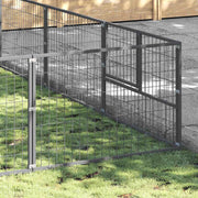 Hundgård silver 30 m² stål