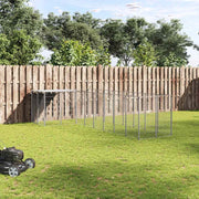 Hundgård silver 6,05 m² stål