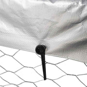Hundgård för utomhusbruk med tak 600x300x150 cm